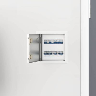 vidaXL Access Panel 2 pcs Biela 23 x 23 x 3 cm Oceľ
