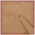 vidaXL Fotorámiky na stenu alebo stôl 10 ks červené 20x20 cm MDF