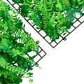 vidaXL Umelý plot z listov papradia 24 ks zelený 40x60 cm