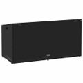 vidaXL Záhradný úložný box čierny 110x50x58 cm polyratan