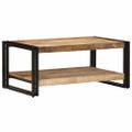 vidaXL konferenčný stolík 90x50x38 cm masívne hrubé drevo mango
