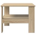 vidaXL Konferenčný stolík Sonoma dub 57 x 55 x 45 cm Kompozitné drevo