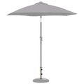 vidaXL Trubka podstavca pre parasol 0.63 kg Prírodná nerezová oceľ