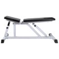 vidaXL Posilňovacia lavica so sadou činiek barbell a dumbbell 30,5 kg