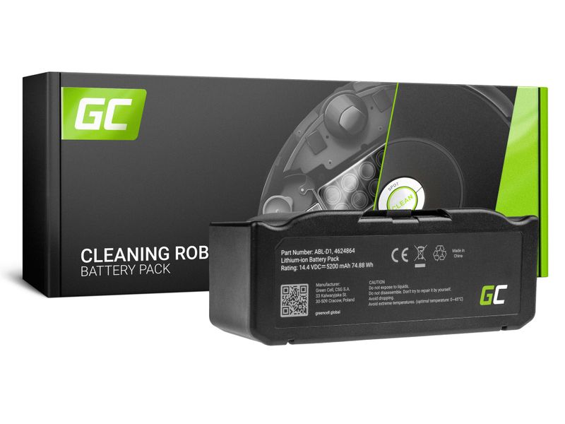 Green Cell PT261 5200mAh 14.4V batéria pre iRobot Roomba