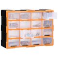 vidaXL Organizér so 16 strednými zásuvkami 52x16x37 cm