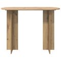 vidaXL Konzolový stôl Dub artisan 100 x 39,5 x 75 cm Kompozitné drevo