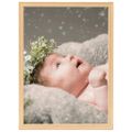 vidaXL Fotorámiky na stôl, koláž 3 ks, svetlý dub 13x18 cm