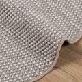 vidaXL Koberec do interiéru LUGO Sivohnedá Ø 120 CM Polyester
