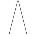 vidaXL Tripod na táborák Čierna 92 x 92 x 151,5 cm Oceľ