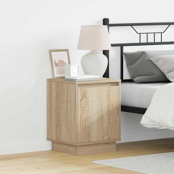 vidaXL Nočný stolík 2 pcs Sonoma dub 39 x 34,5 x 50 cm