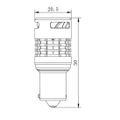 Autožiarovka LED BA15S 12V CARCLEVER 30LED 3020SMD biela 2ks