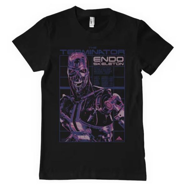 Tričko Terminátor - Endoskeleton T-800