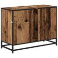 vidaXL Kúpeľňová skriňa Staré drevo 80 x 33 x 60 cm Kompozitné drevo