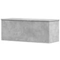 vidaXL Úložný box betónovo-sivý 90x35x35 cm spracované drevo