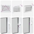 vidaXL Otočné a sklopné okno do suterénu RISOR 80 x 60 cm PVC a sklo