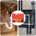 vidaXL Hydraulický nástroj na lisovanie potrubia 2 ks