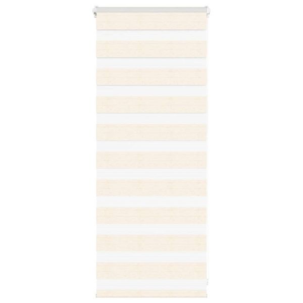 vidaXL Zebra roleta mramorová béžová 55x100 cm šírka látky 50,9 cm polyester