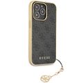 Puzdro Guess pre iPhone 14 Pro 6,7" GUHCP14XGF4GGR sivá HC PU 4G Charm