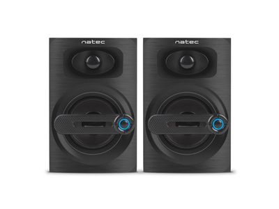 Natec reproduktory COUGAR/Stereo/6W/Čierna