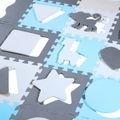 Detská penová puzzle podložka NILS Fun MD03 modrá