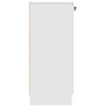 vidaXL Komoda biela 60x30x70 cm spracované drevo