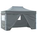 vidaXL Párty stan 280 x 410 x 315 cm Antracitová Oxfordská látka