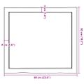 vidaXL Stolová doska tmavohnedá 60x50x(2-6) cm ošetrený masív hrany