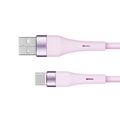 Kábel KRUGER & MATZ KM1268-1P Basic USB/USB-C 1m Pink