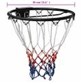 vidaXL Basketbalový kôš čierny 39 cm oceľ