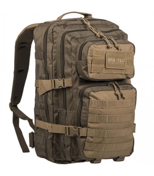 Mil-Tec 14002302 US ASSAULT PACK RANGER Large veľký batoh 36l, hnedá coyote, olivovo-zelená