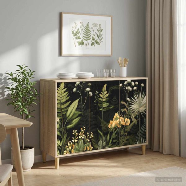 vidaXL Servírovacia skriňa RHENEN Sonoma 102 x 33 x 75 cm