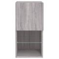vidaXL TV skrinky s LED svetlami 2 ks sivé sonoma 30,5x30x60 cm