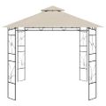 vidaXL Altánok 3x3x2,7 m krémový 160 g/m²