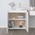 vidaXL Komoda biela 70x41x75 cm spracované drevo