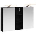 vidaXL Set kabinetov do kúpeľne 3 ks 80 x 10,5 x 50 cm