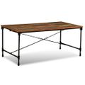 vidaXL Jedálenský stôl, recyklovaný masív 180 cm