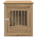 vidaXL Nábytok na prepravku pre psov Dub Artisan 64,5x80x71 cm Drevo