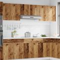 vidaXL Závesná skrinka “Lyon” Old Wood 40x31x60 cm Engineered Wood
