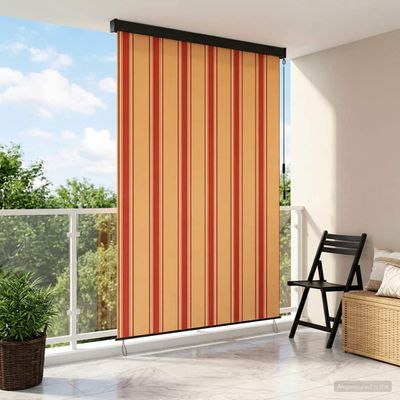 vidaXL Roleta Viacfarebný 120 x 250 cm Textil a hliník