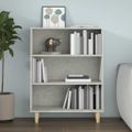 vidaXL Komoda betónovo sivá 69,5x32,5x90 cm spracované drevo