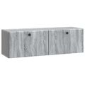 vidaXL Nástenná TV skrinka 98 x 31 x 30 cm Sivý Sonoma