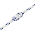 vidaXL Lodné lano biele 2 mm 250 m polypropylén