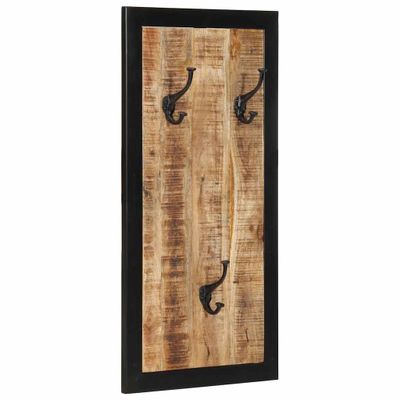 vidaXL Vešiak na kabáty 40x2x80 cm Masívne hrubé drevo Mango