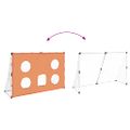 vidaXL Detská futbalová bránka s cieľmi a loptou 182x62x118 cm