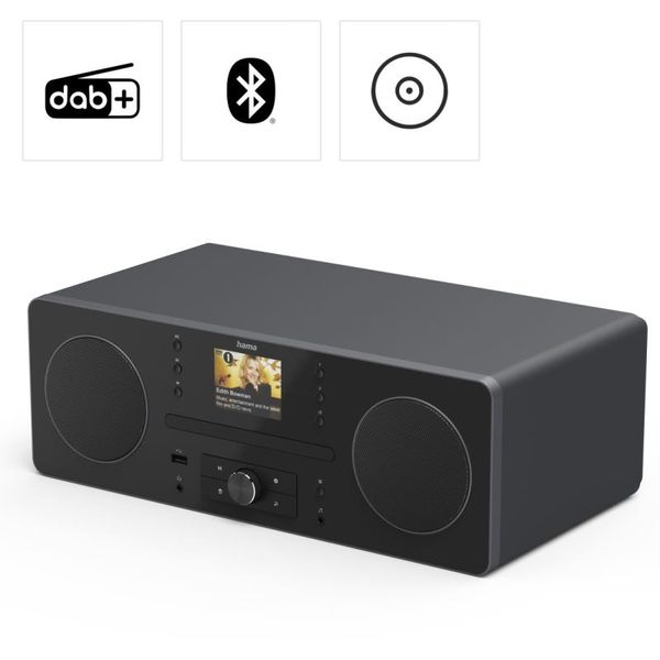 HAMA DR1560CBT, Dig.a int. rádio CD/DAB+/FM/BT