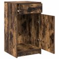 vidaXL Servírovacia skriňa Dymová dub 40 x 40.5 x 75 cm