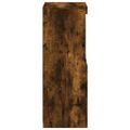 vidaXL Komoda s LED svetlami dymový dub 41x37x100 cm