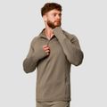 Běžecká mikina 1/2 Zip Pulse Vetiver - GymBeam, veľkosť L, veľkosť oblečenia L