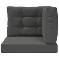 vidaXL Vankúš na vonkajšiu pohovku Polyester Antracitová 60 x 60 cm